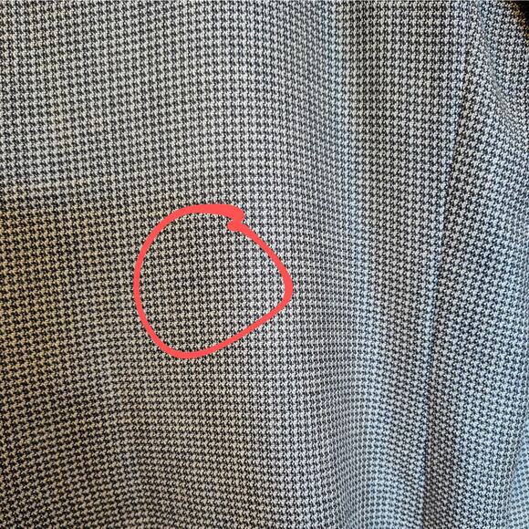 Hickey Freeman Ltd. Men's Silk Wool Houndstooth Grey Sport Coat Blazer 46 Reg - Picture 9 of 12